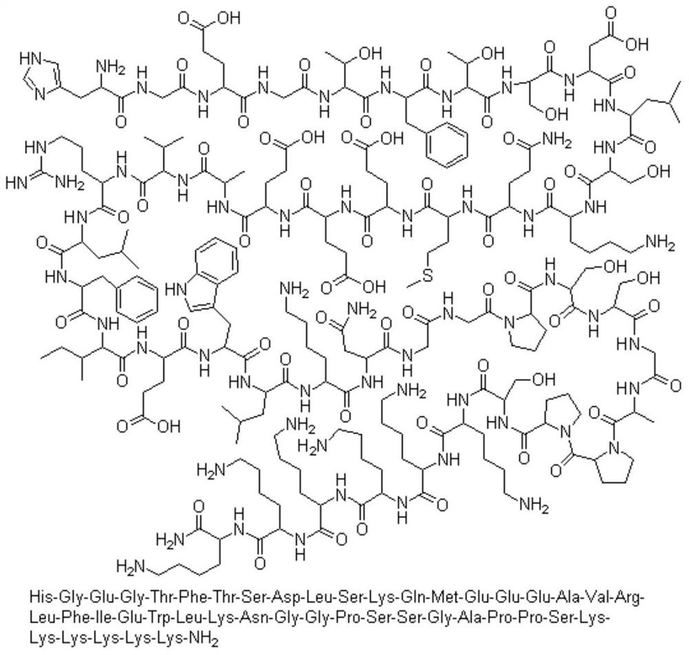 A kind of method for preparing lixisenatide