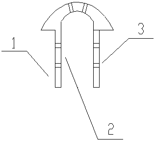 A gas-liquid distribution plate for an upflow reactor