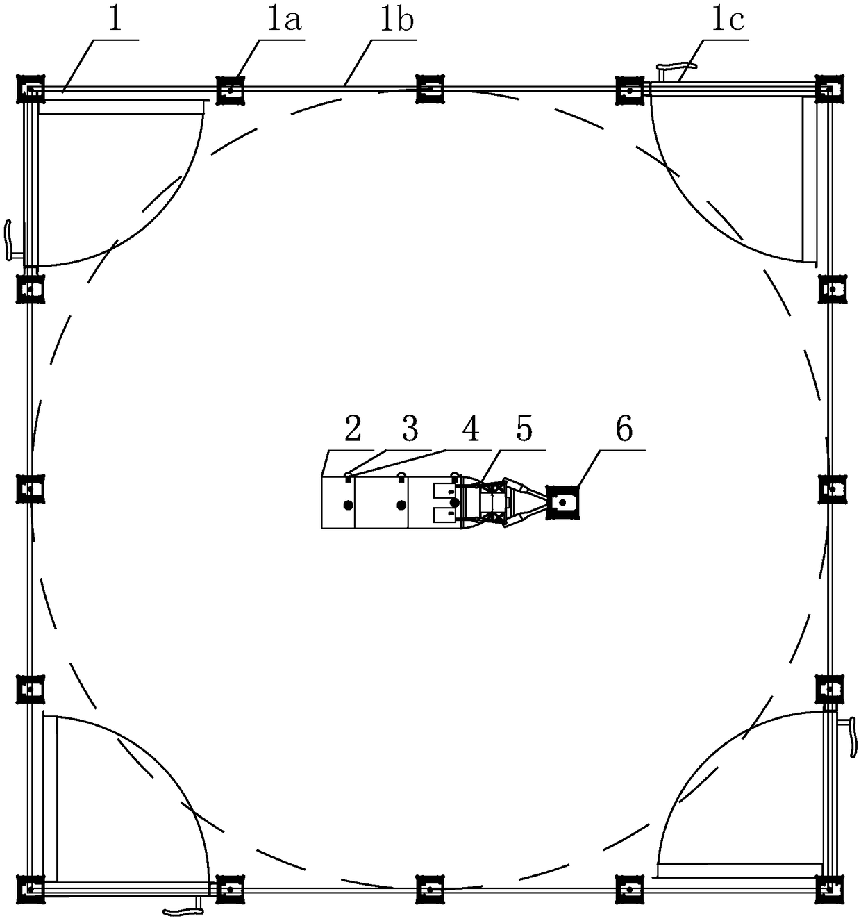 Water source safety prevention and control device for floating nuclear power plant