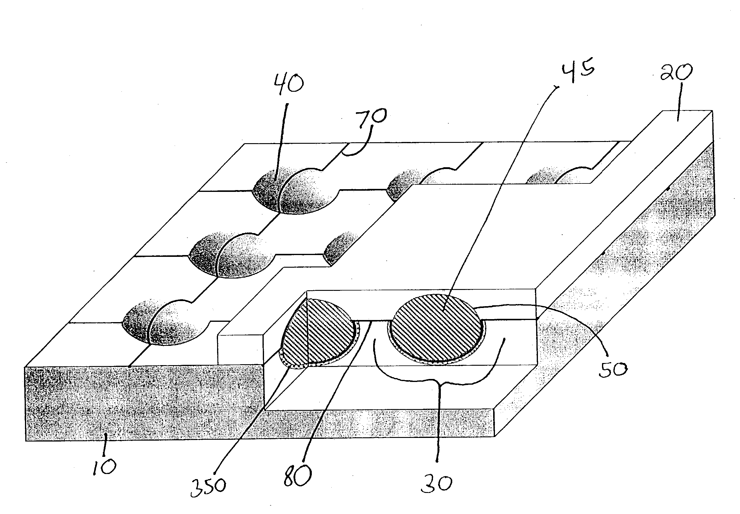 Method and system for energizing a micro-component in a light-emitting panel