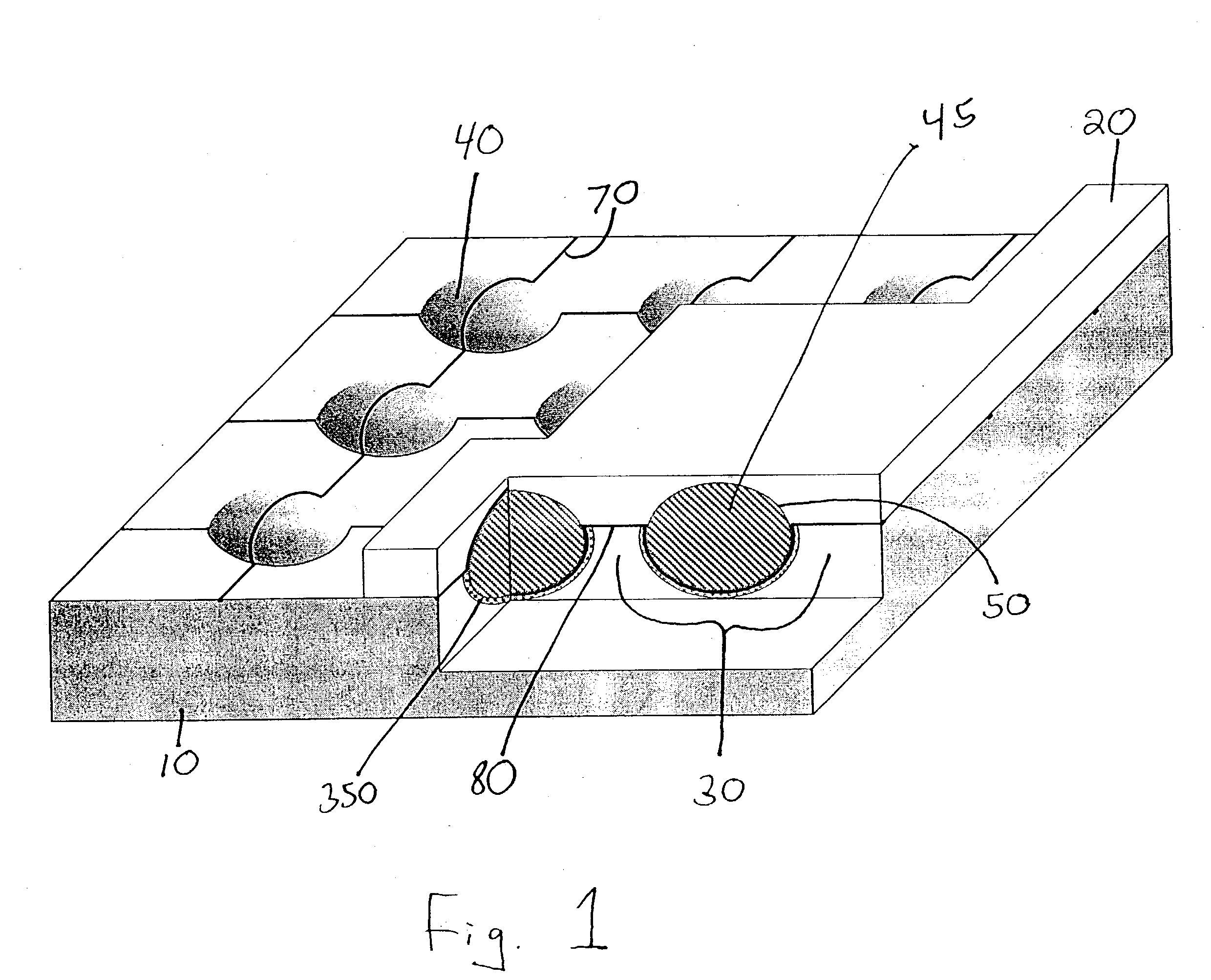 Method and system for energizing a micro-component in a light-emitting panel