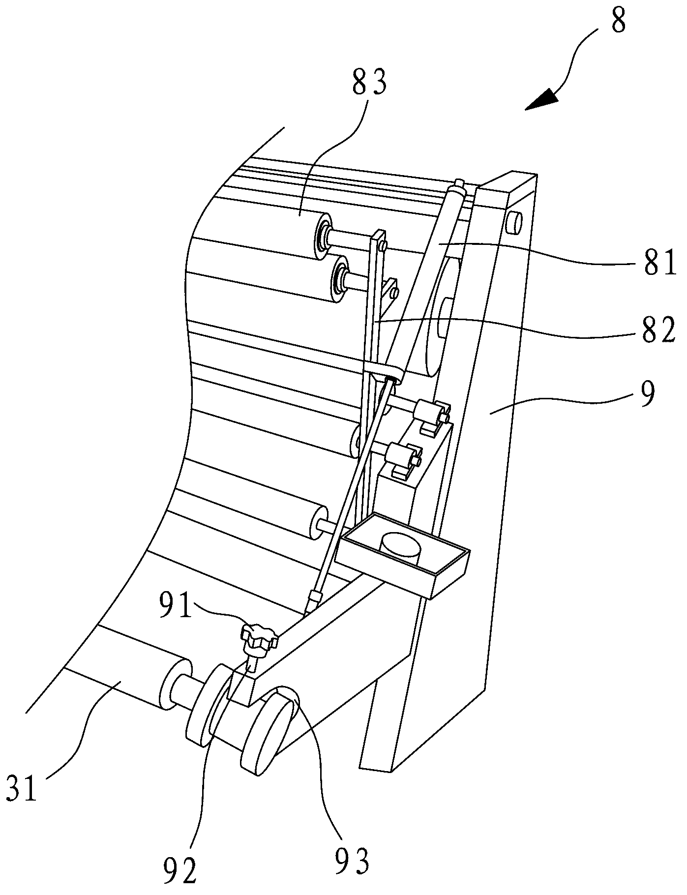 Automatic embossing machine