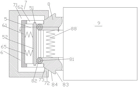 Electrical cabinet with power device fixing device