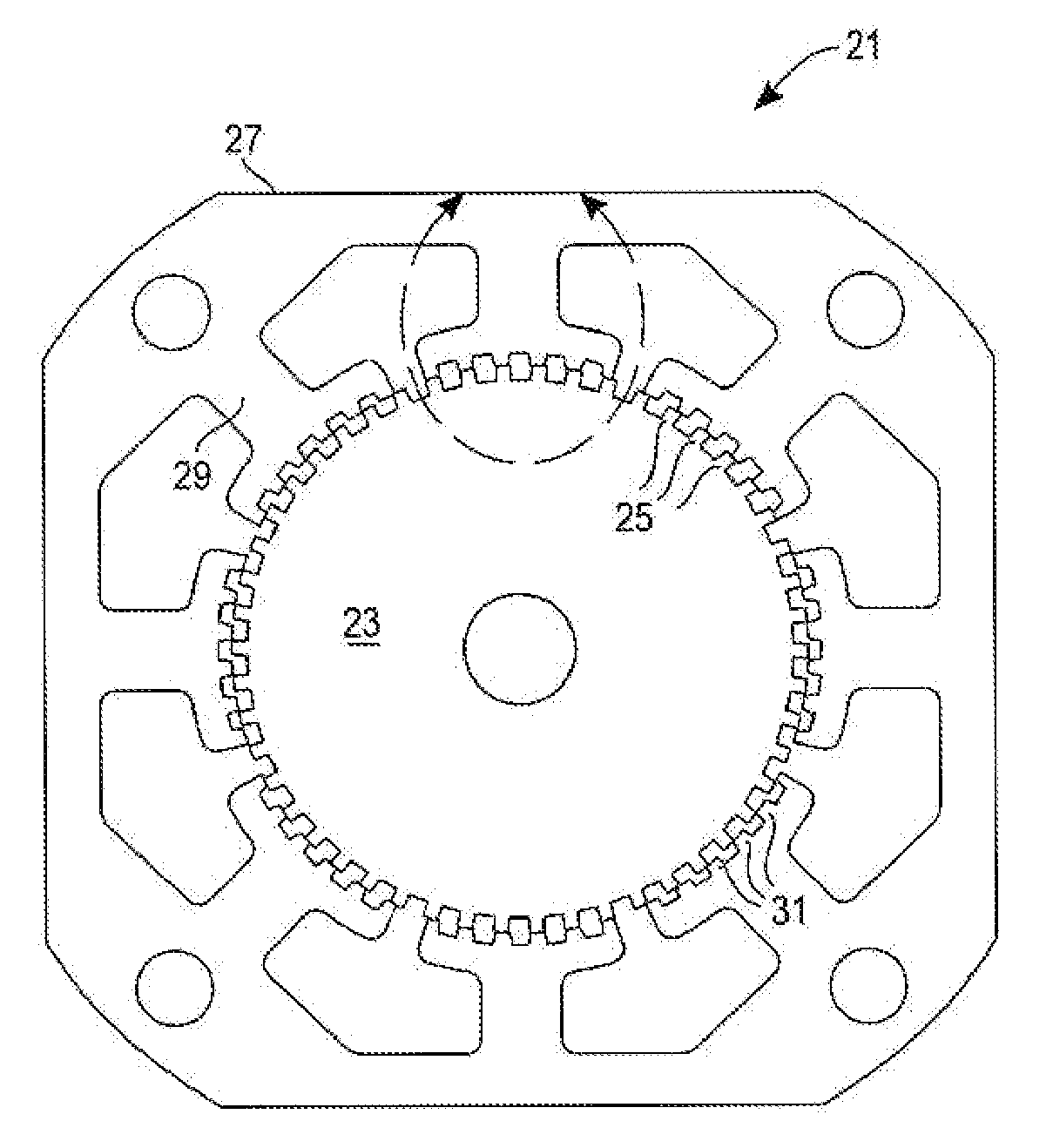 Accurate microstepping motor