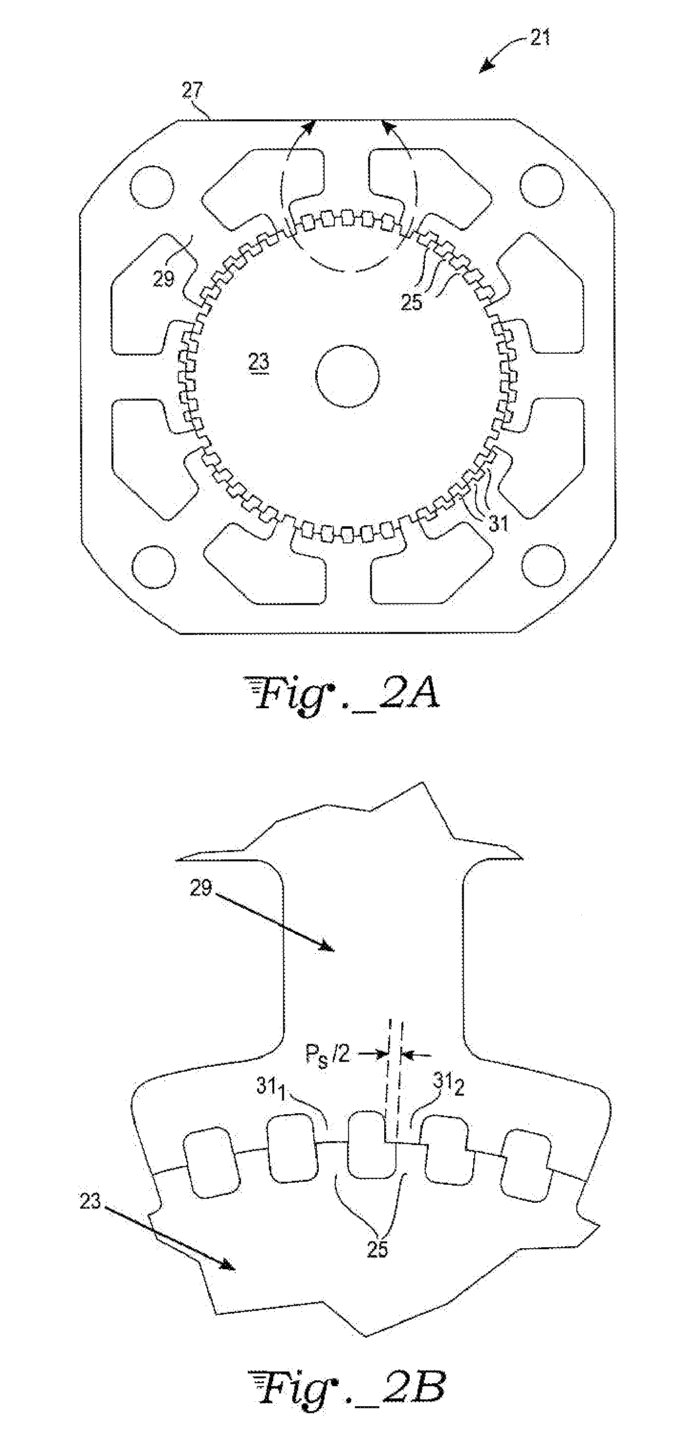 Accurate microstepping motor