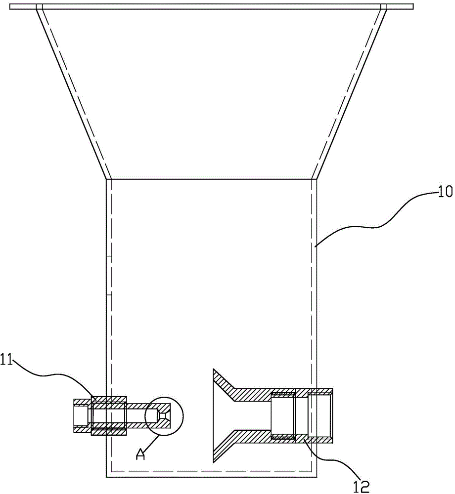 Powder pump structure used for powder spraying production line