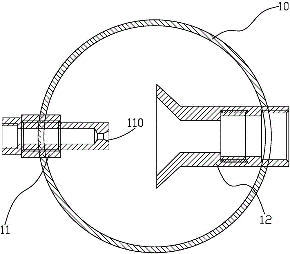 Powder pump structure used for powder spraying production line