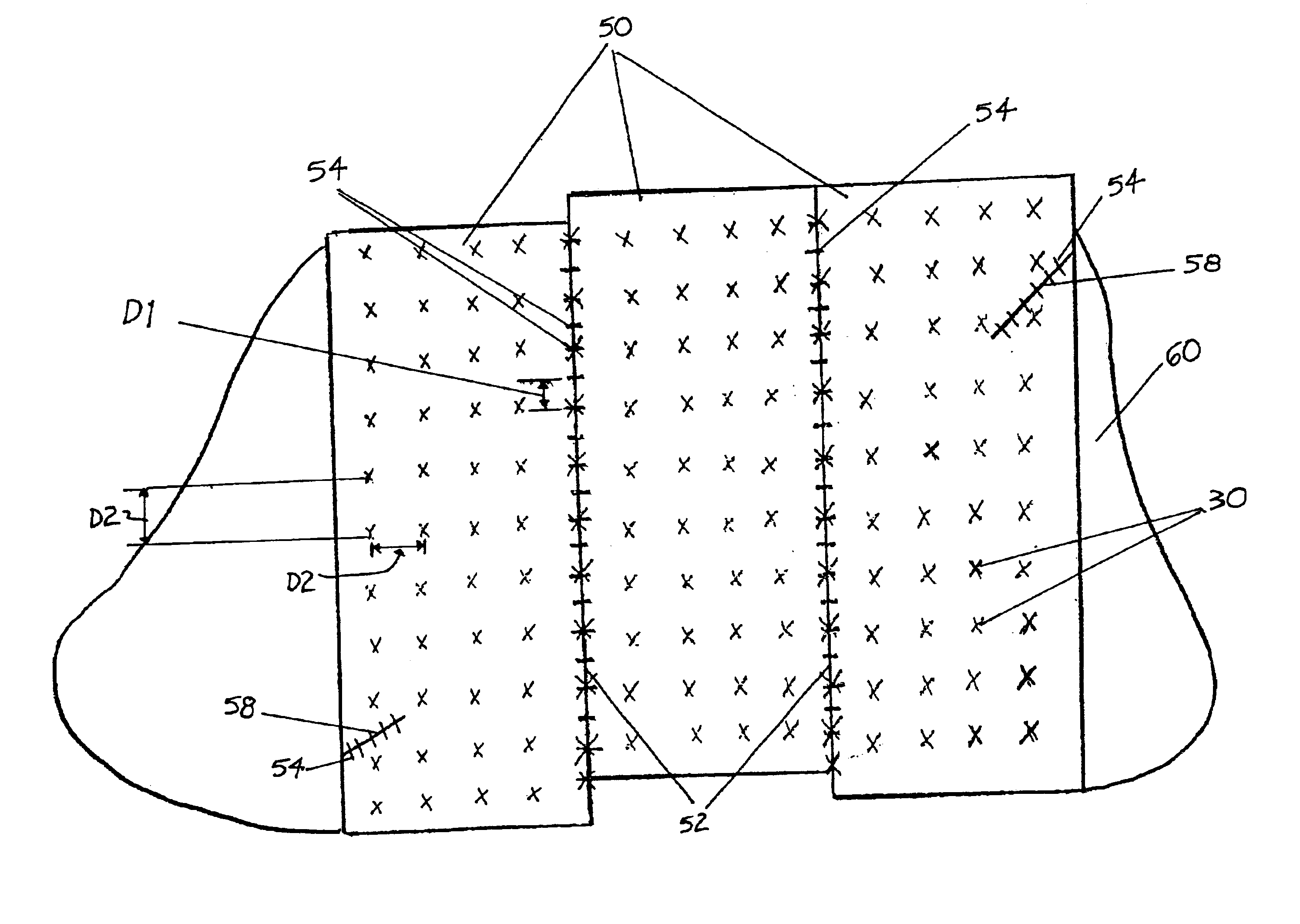 Method and material for preventing erosion and maintaining playability of golf course sand bunkers