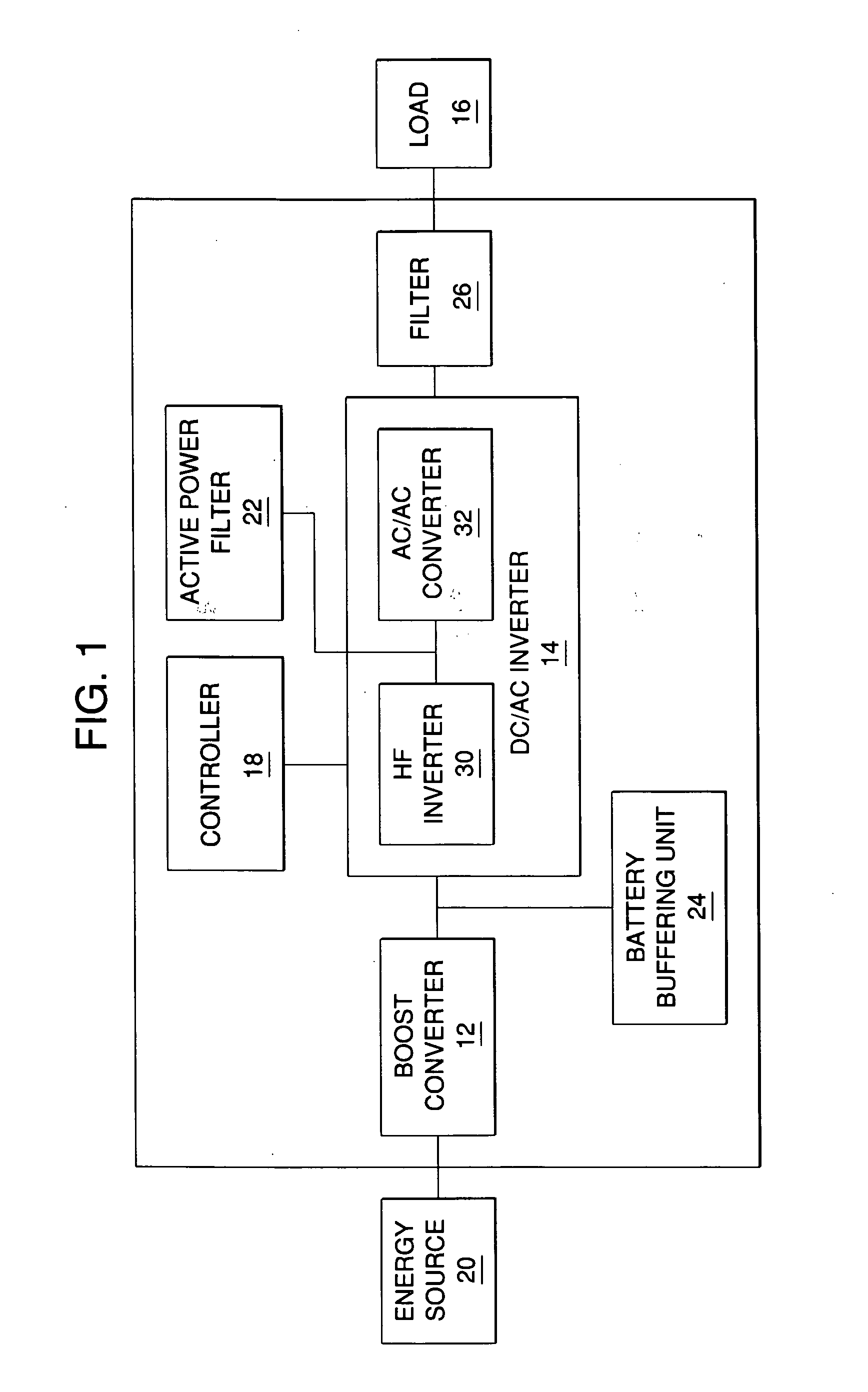 Power conditioning system for energy sources