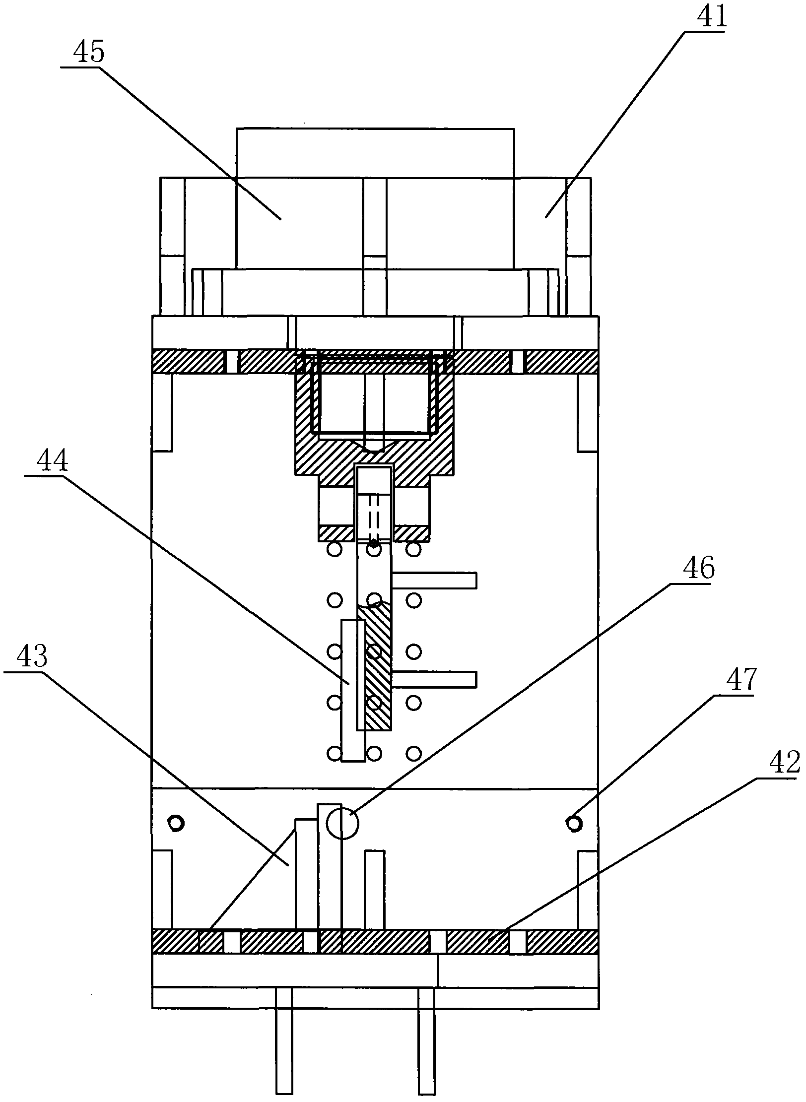 Hydraulic shearing machine