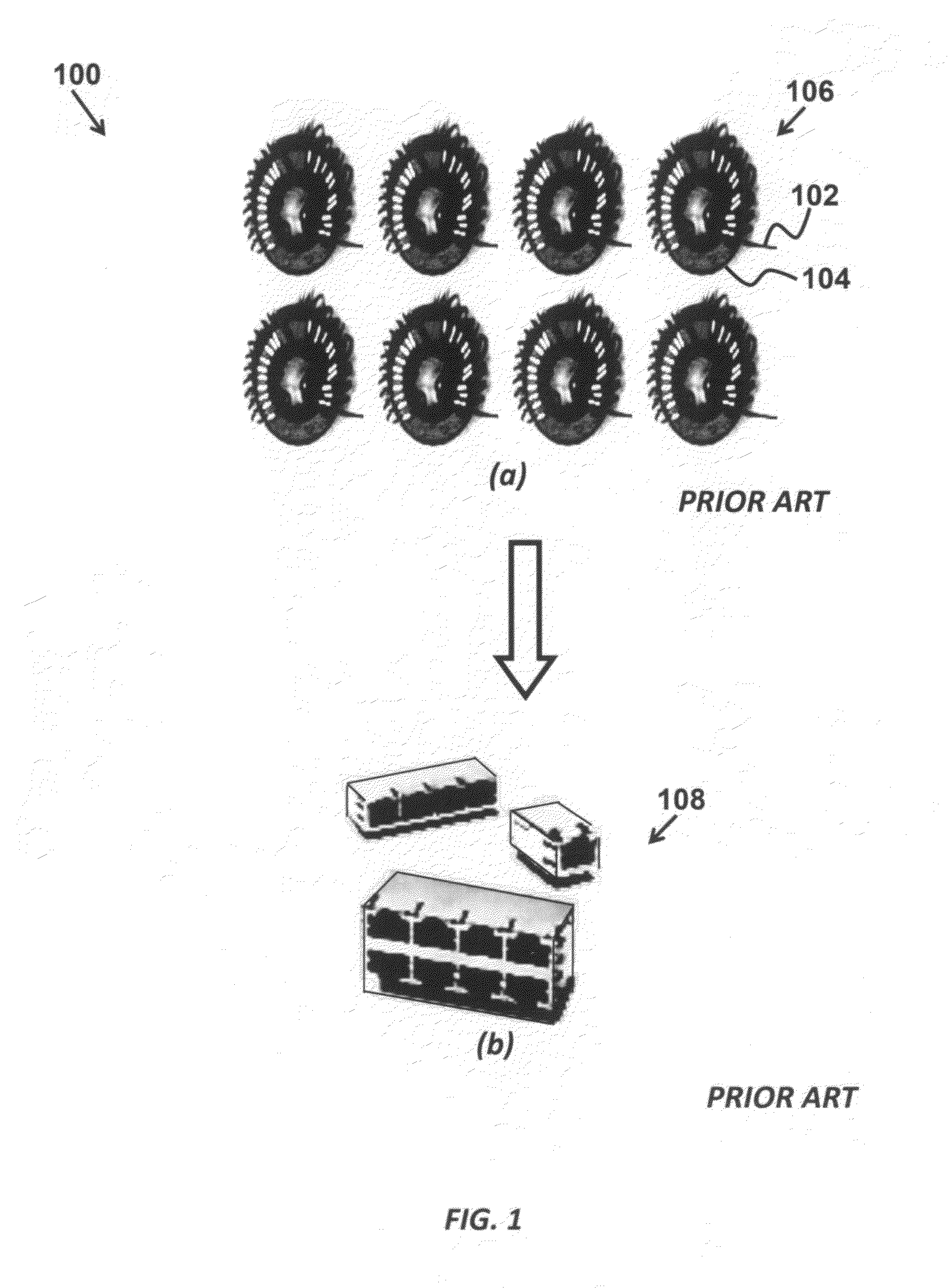 Manufacture and use of planar embedded magnetics as discrete components and in integrated connectors