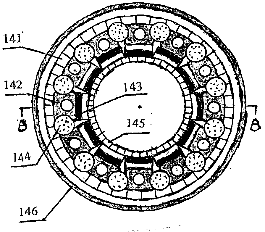 Power generating device by waste heat of automobiles