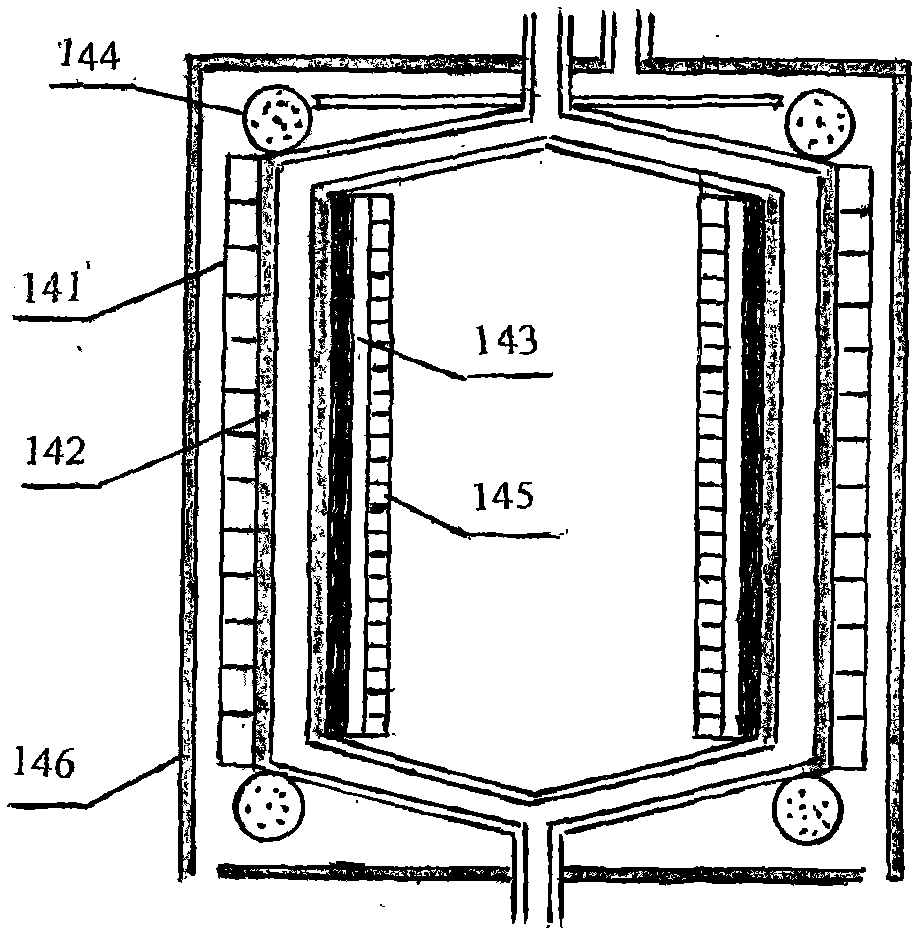 Power generating device by waste heat of automobiles