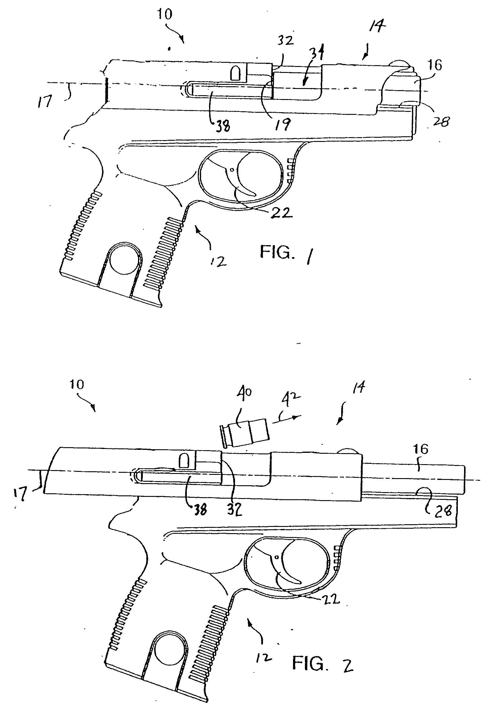 Firearm frame with configurable grip