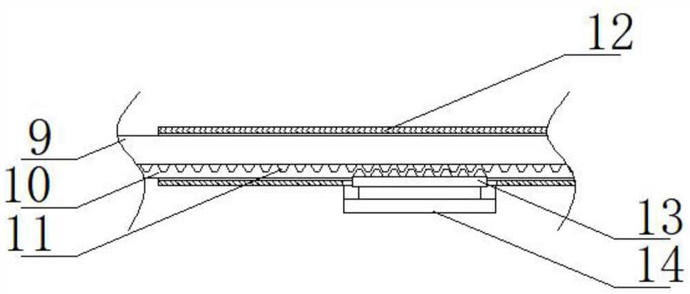 Protecting and supporting device and protecting method for medium repair asphalt pavement inspection well construction