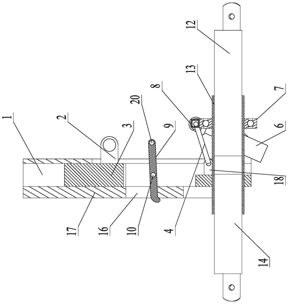 Suspension connecting mechanism for agricultural implements and tractors