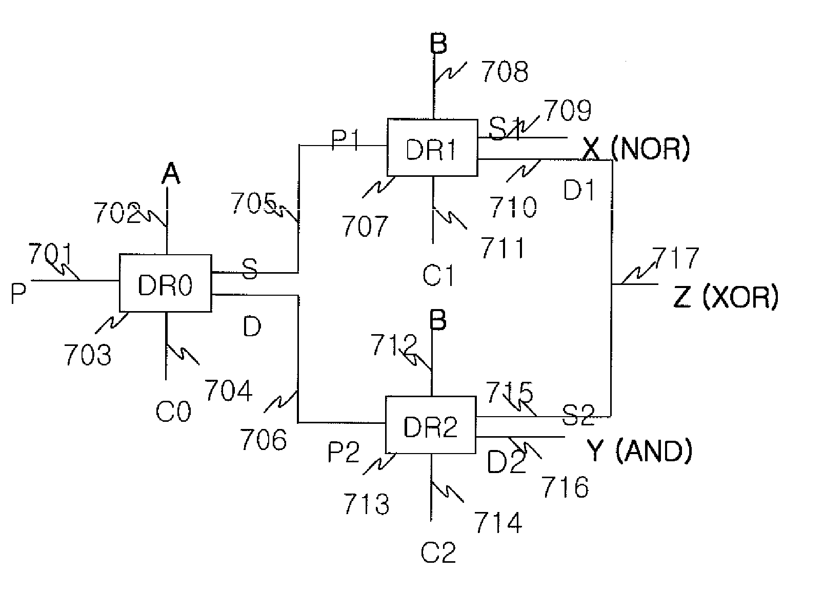 Delayed optical logic gates