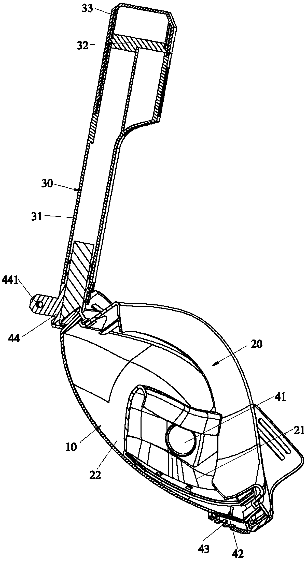 One-in-one-out snorkeling mask