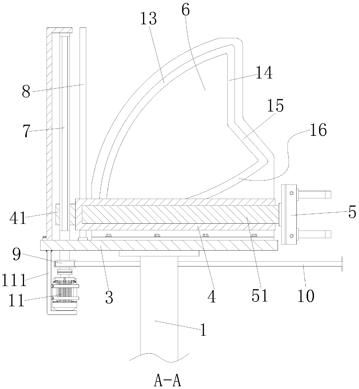 Auxiliary skid bed for producing and processing down feathers