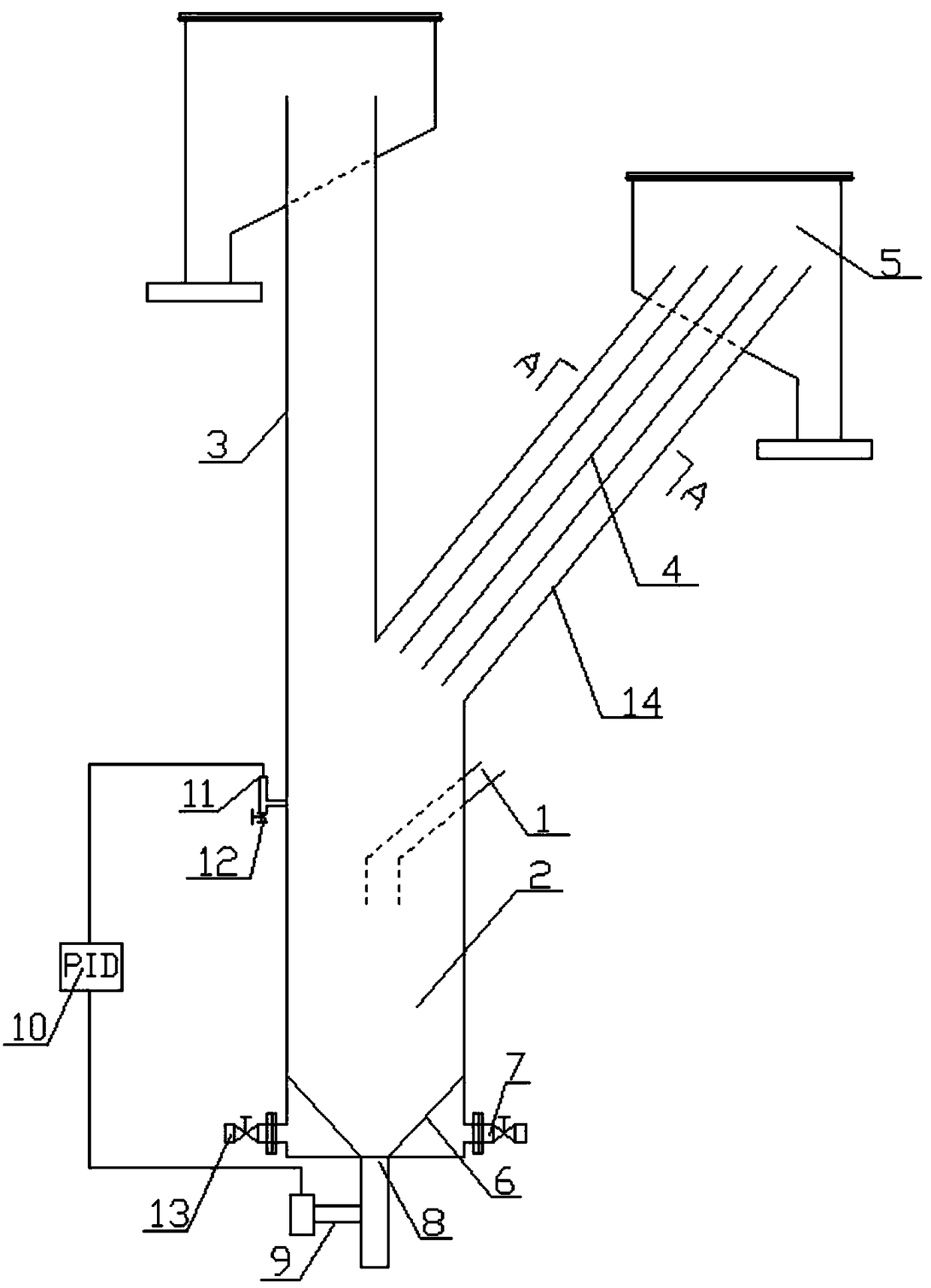 A inclined plate heavy flotation separator for fine-grained materials