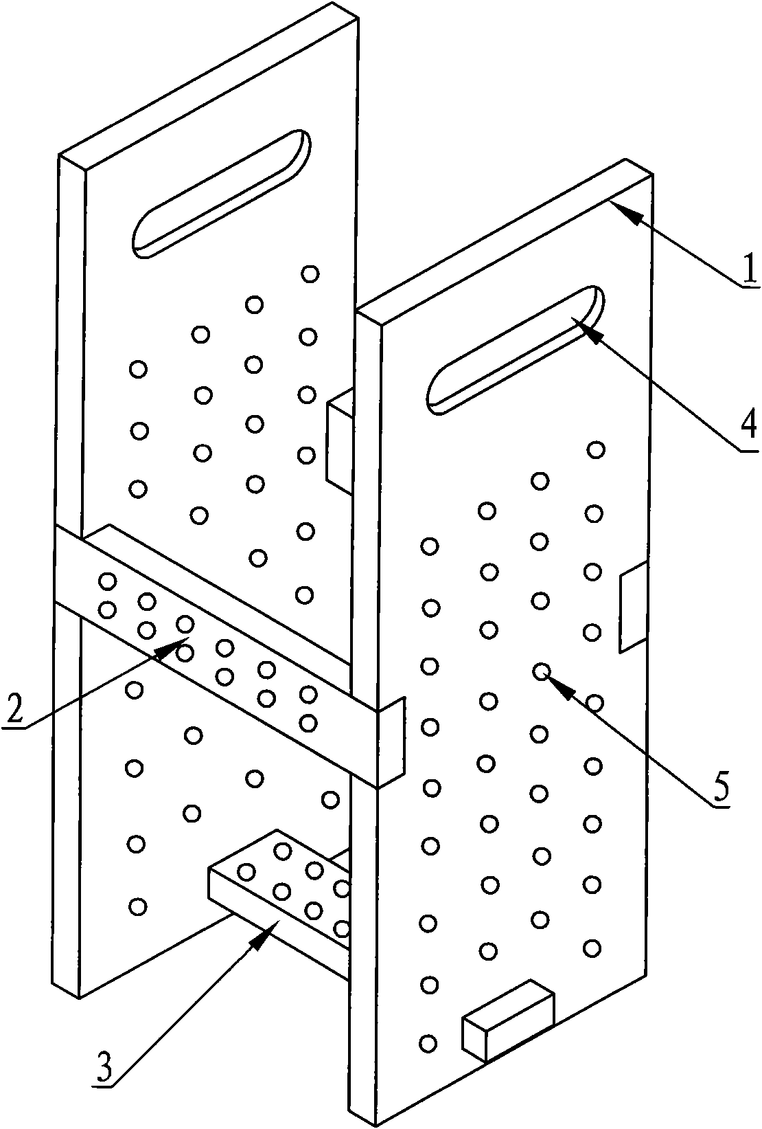 Loading device specially for silicon material square section pickling