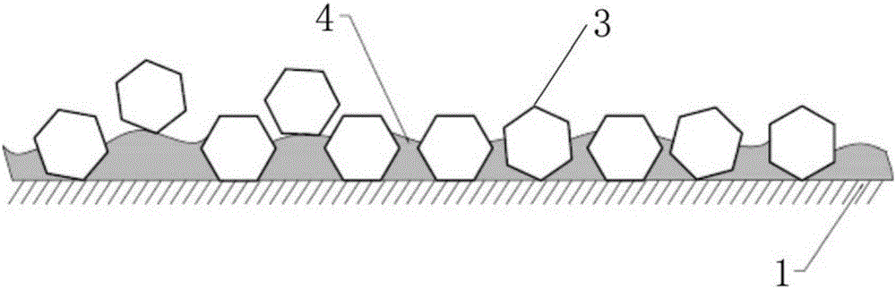 Electroplated diamond grinding wheel capable of orderly arranging abrasive materials