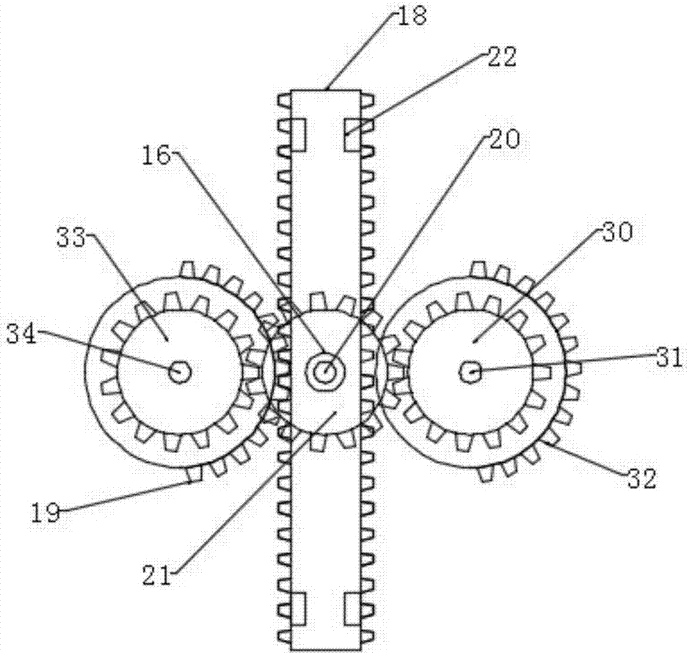 Efficient building decoration wall face grinding device