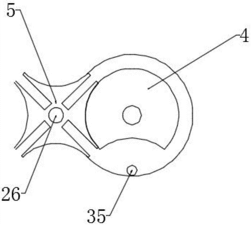 Efficient building decoration wall face grinding device