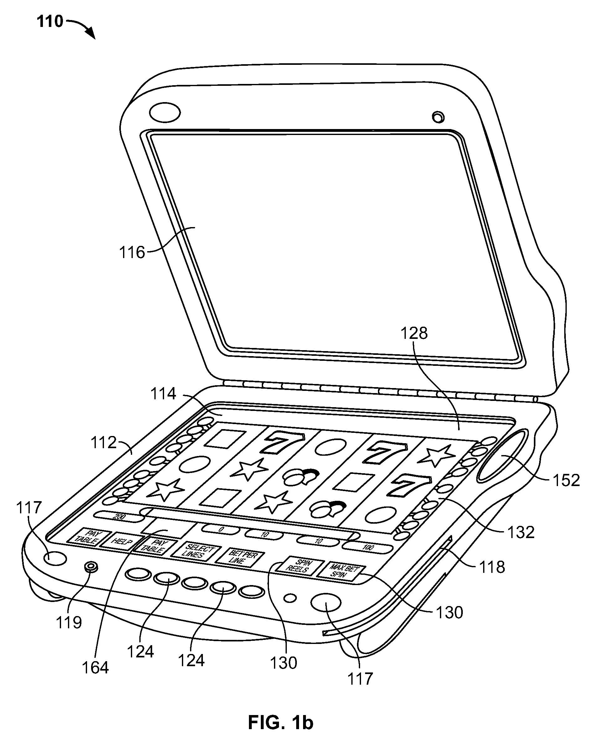 Gaming machine having multi-touch sensing device