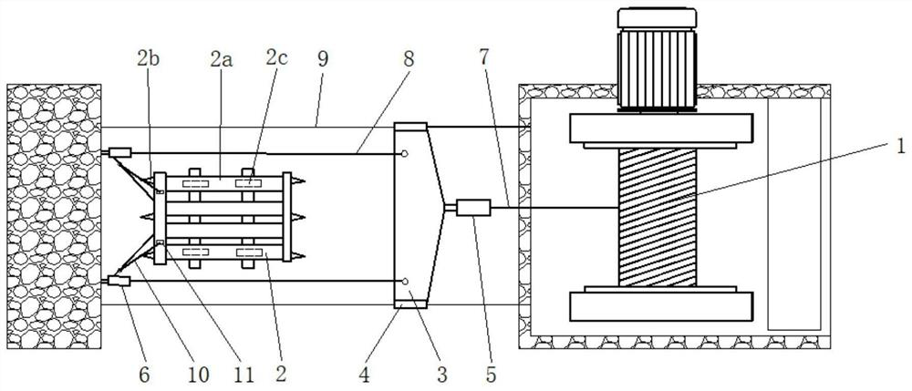 Special mechanical bin cleaning device for ore bin and bin cleaning method