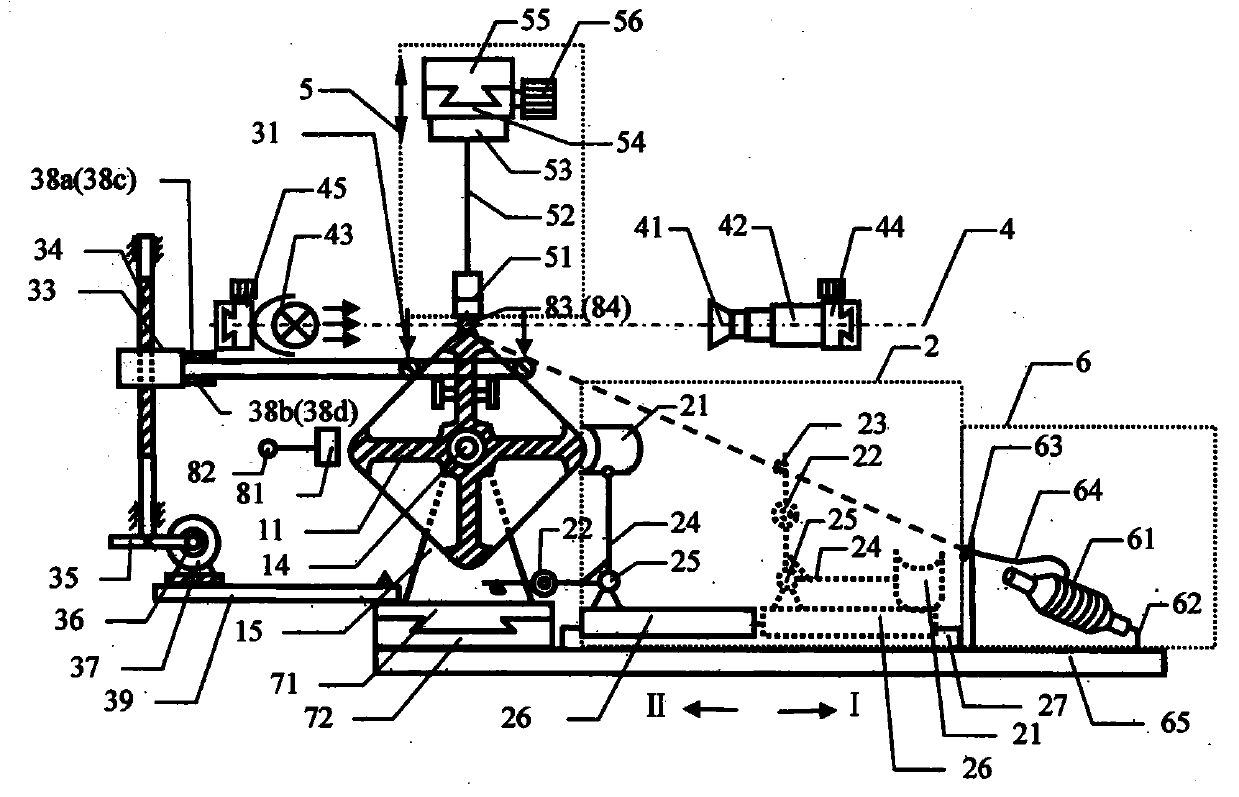 Polygonal cylinder type yarn grinding hairness and hair bulb tension holding pull measuring device and method