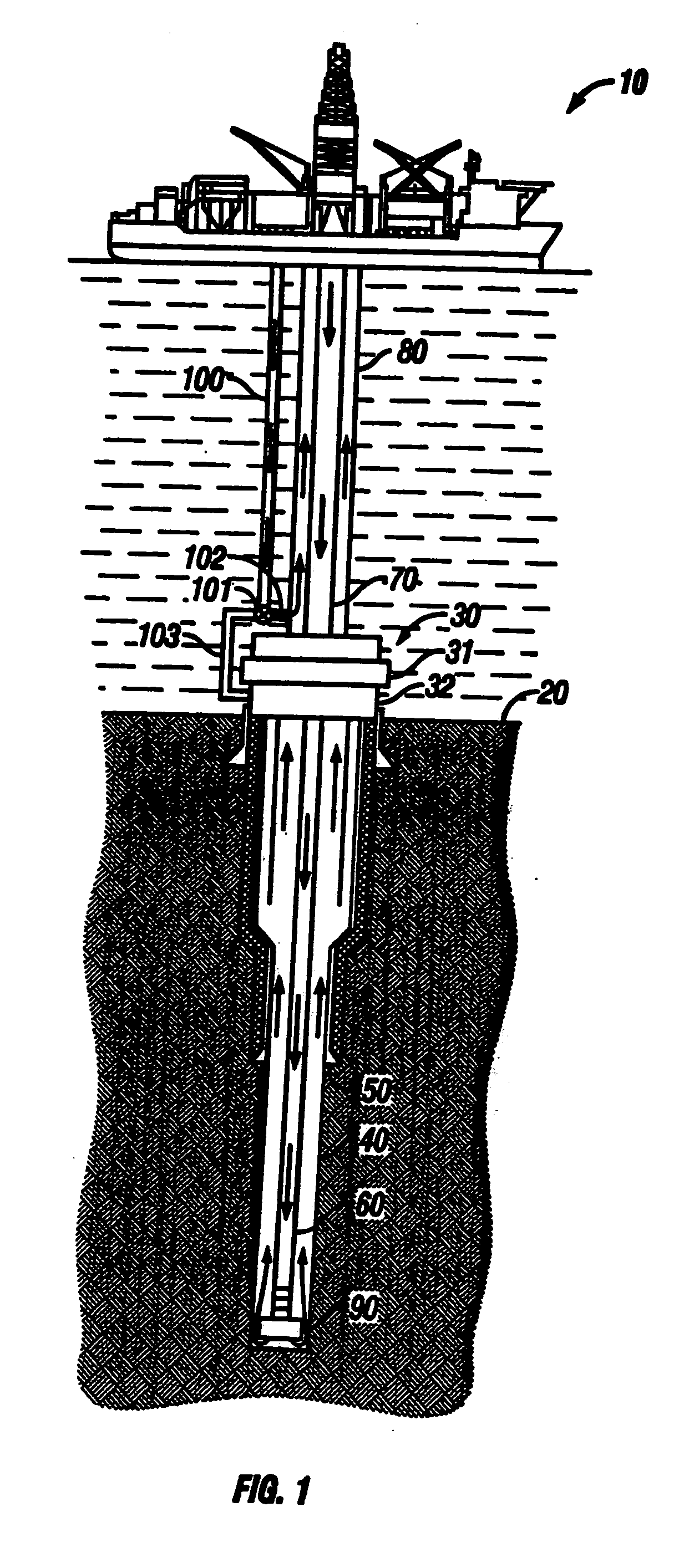 System for drilling oil and gas wells using oversized drill string to achieve increased annular return velocities