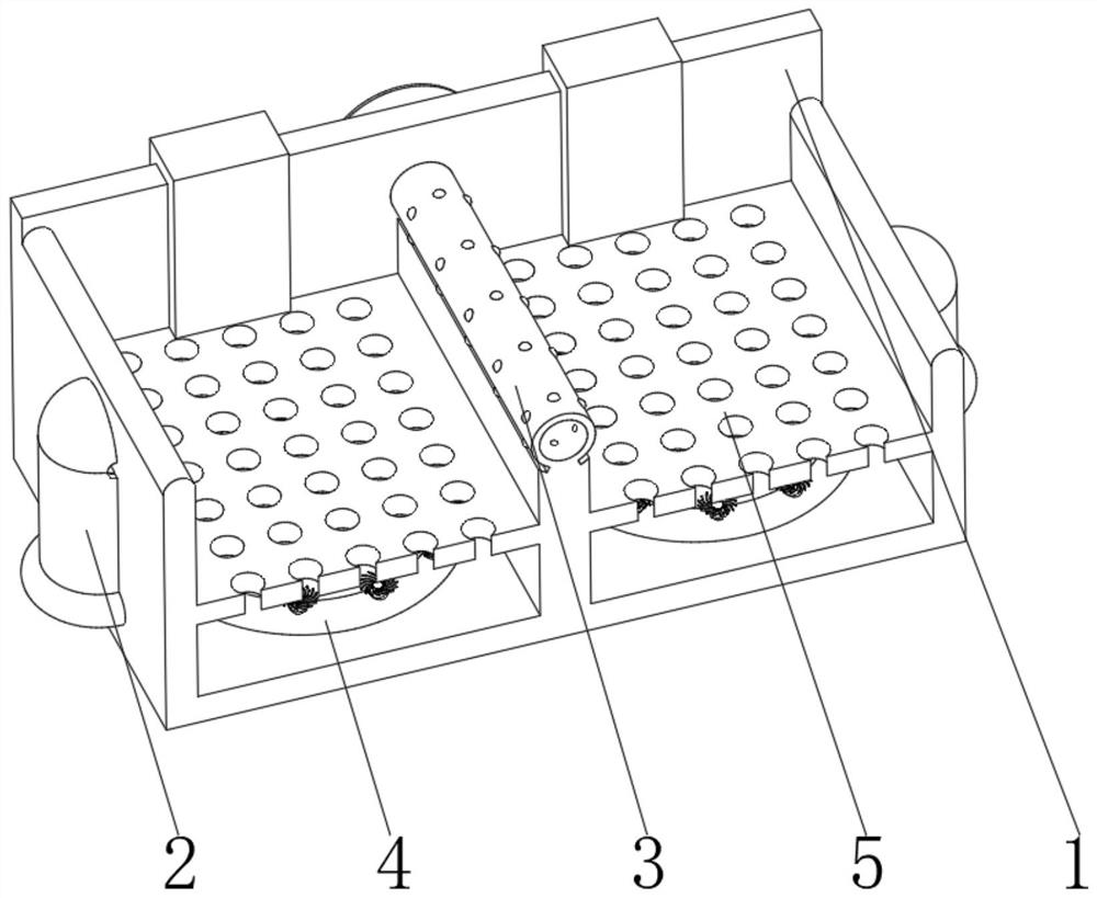 Swelling treatment device for perfluorinated ion exchange membrane