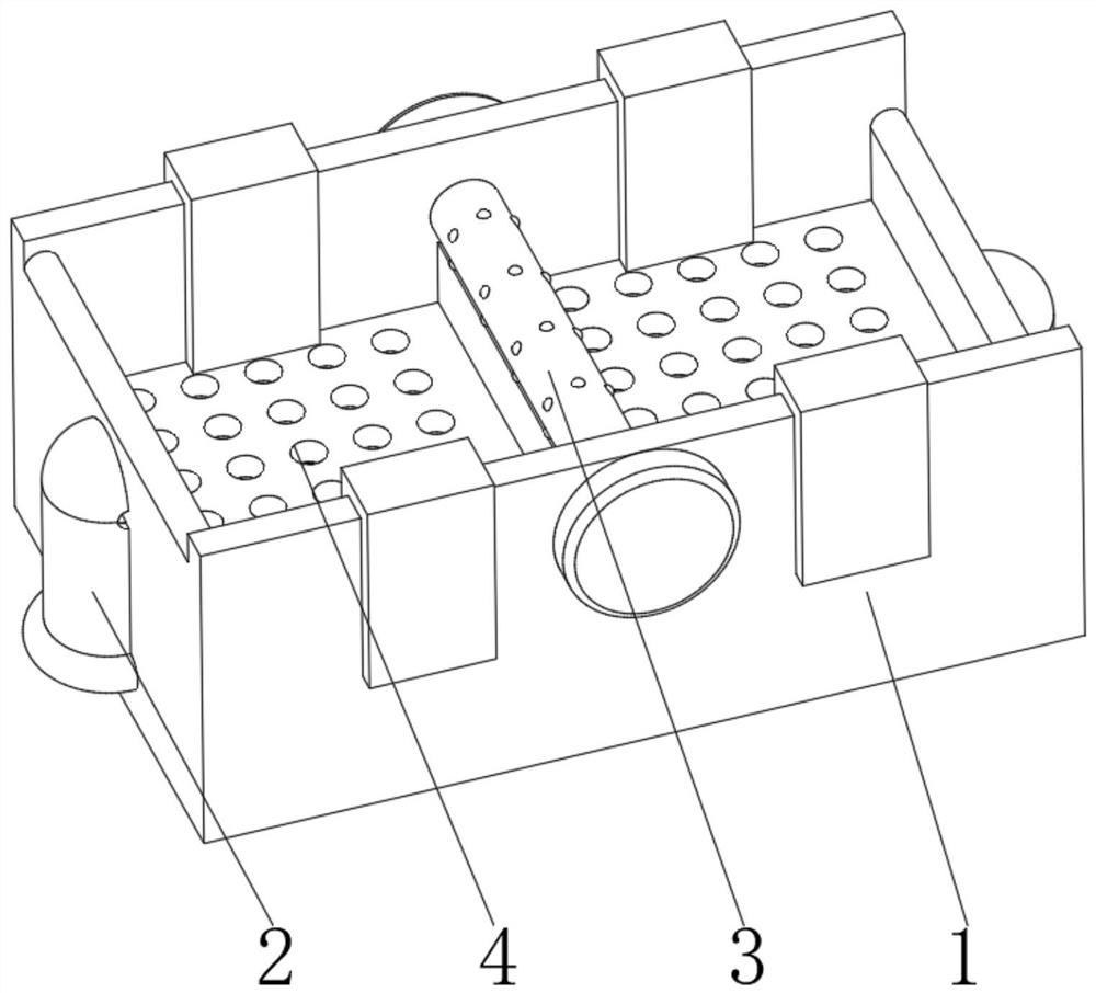 Swelling treatment device for perfluorinated ion exchange membrane