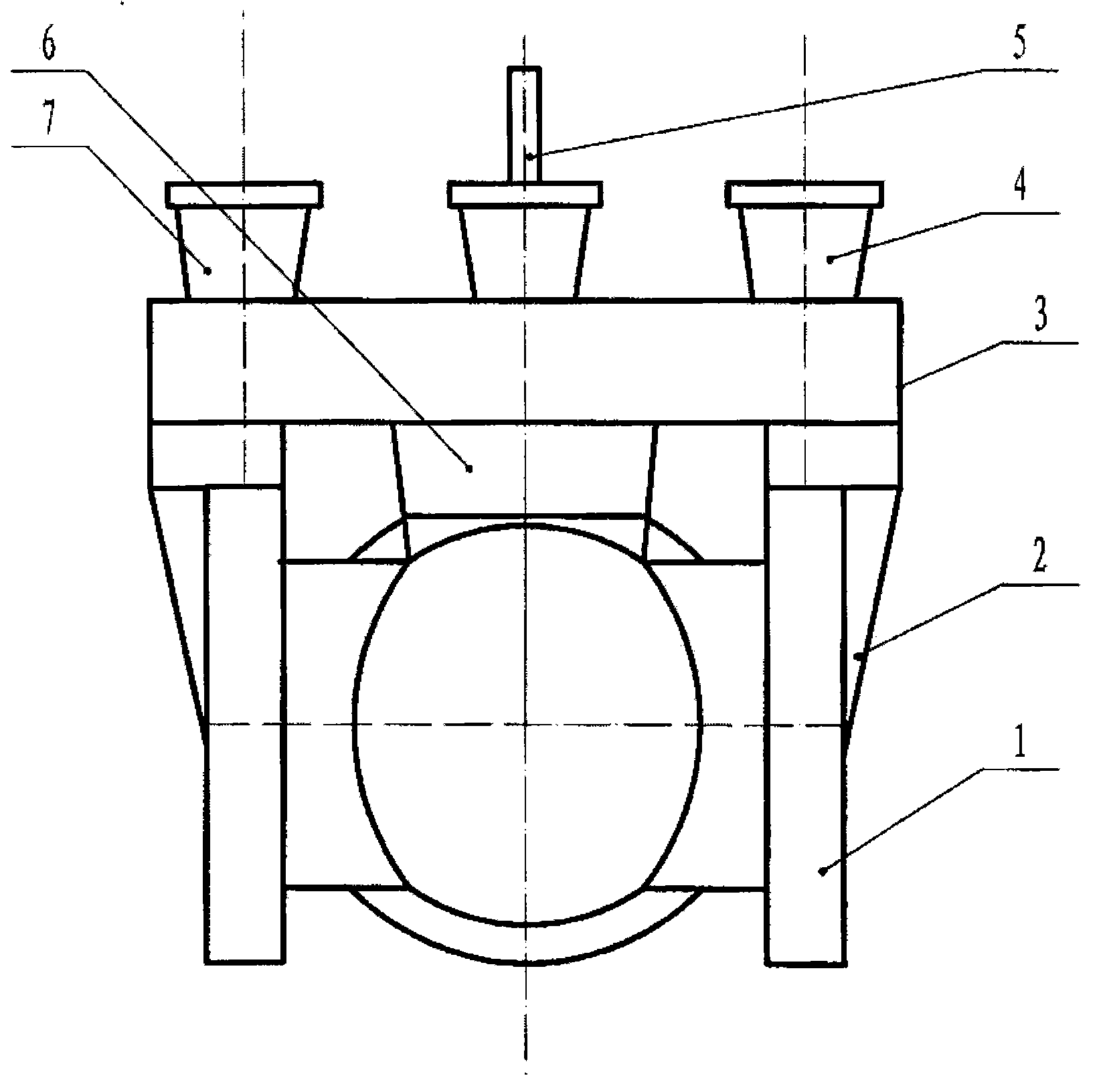 Craft manufacturing flow for lost-wax casting value body with more than 8-inch caliber