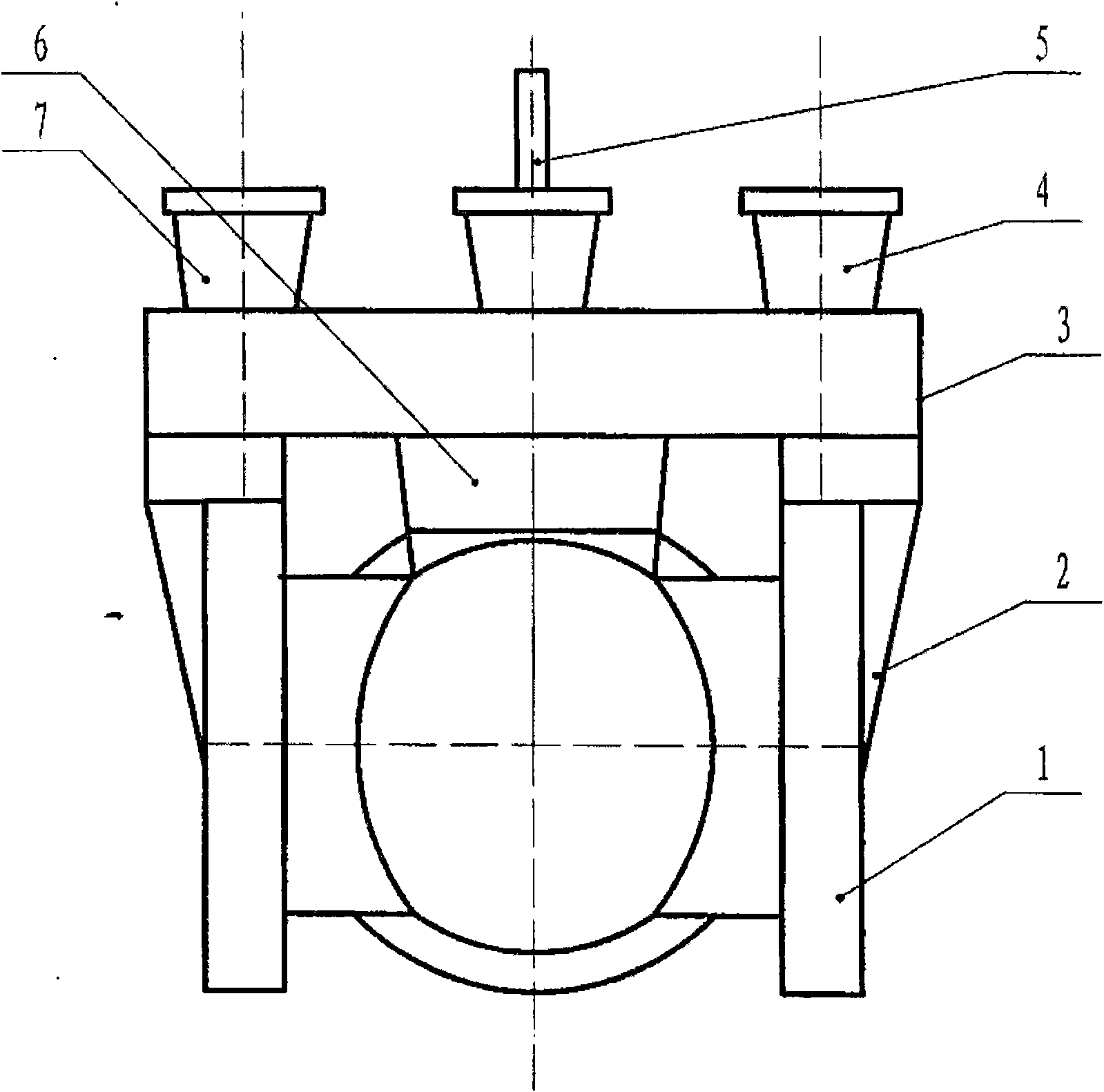 Craft manufacturing flow for lost-wax casting value body with more than 8-inch caliber