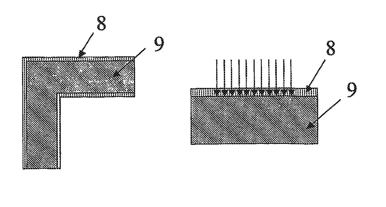 Material system and method for changing properties of a plastic component