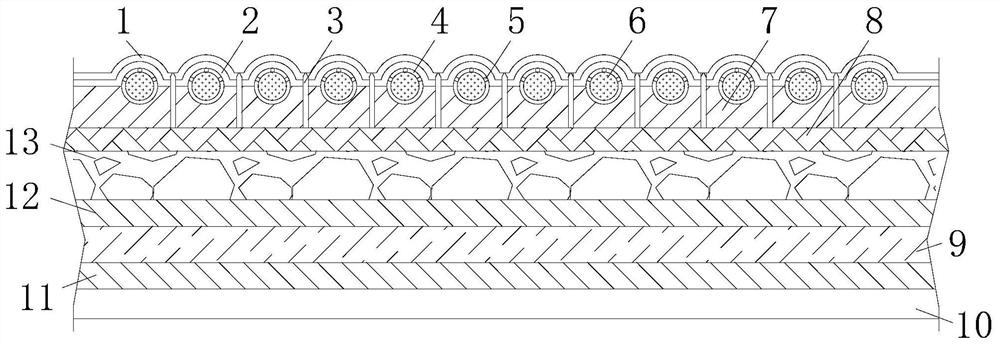 A fiber-reinforced composite modified asphalt pavement seal and its preparation method