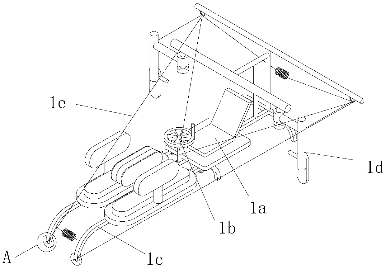 Sports tendon stretching device