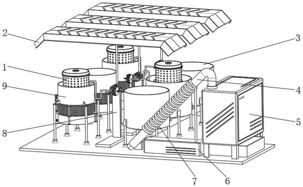 Suaeda salsa tablet and production system thereof