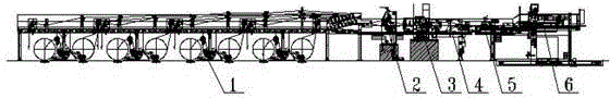 High-speed conveying system of high-speed precise paper cutting machine