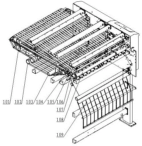 High-speed conveying system of high-speed precise paper cutting machine