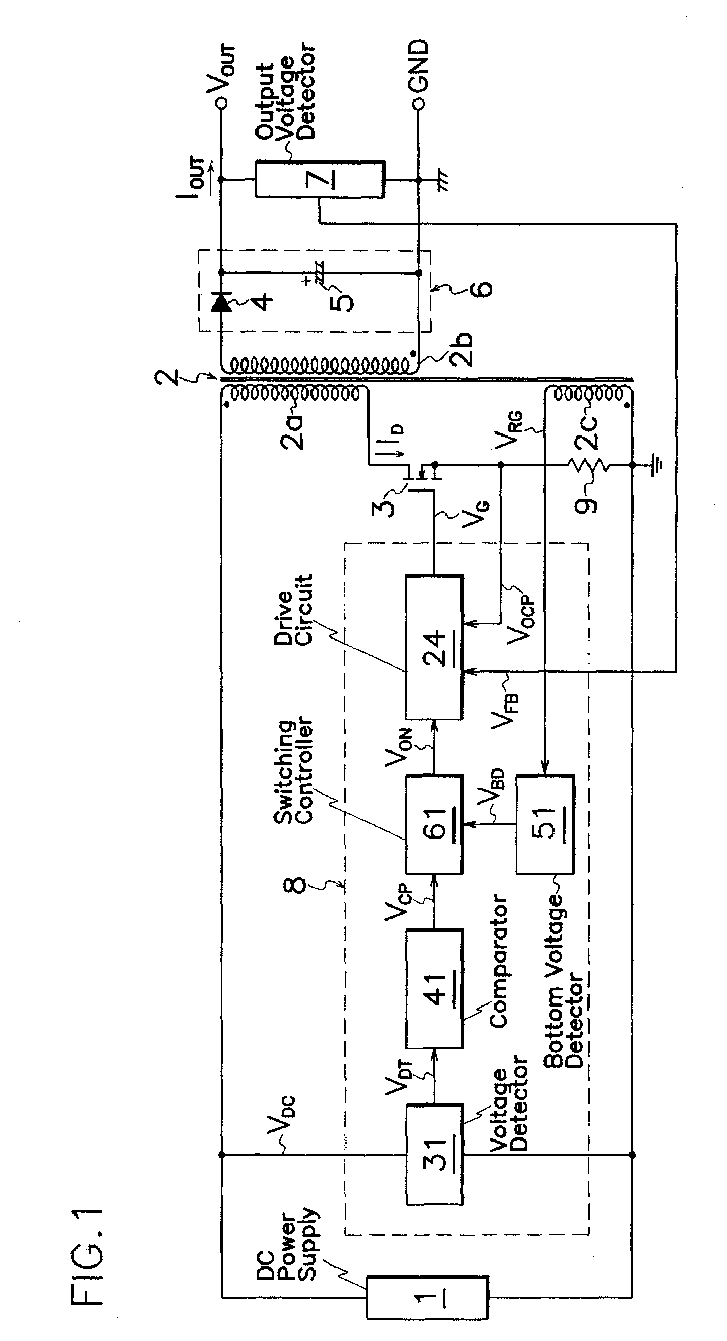 Switching power source