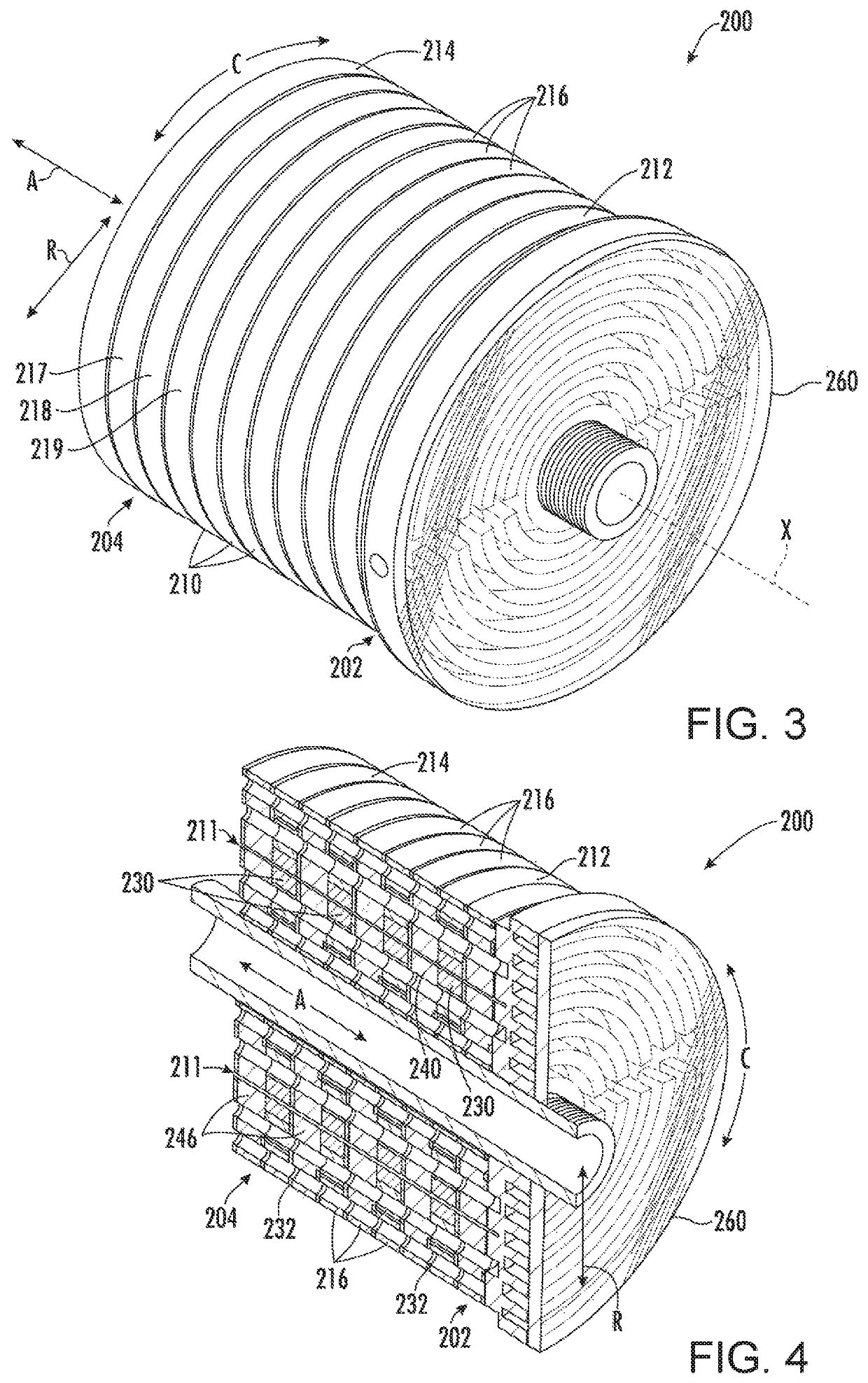 Magneto-caloric thermal diode assembly with an axially pinned magneto-caloric cylinder