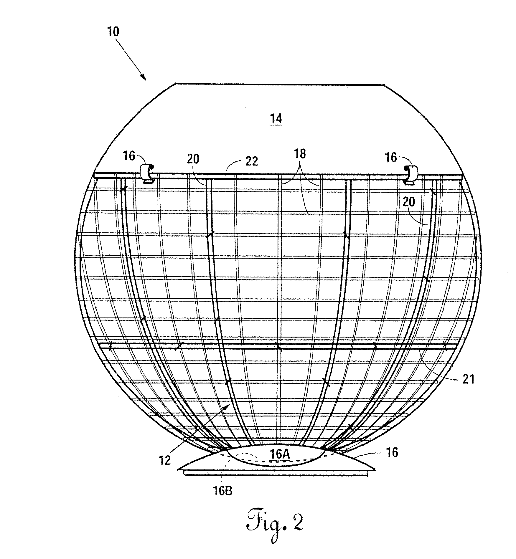 Substantially spherical yard waste container/incinerator