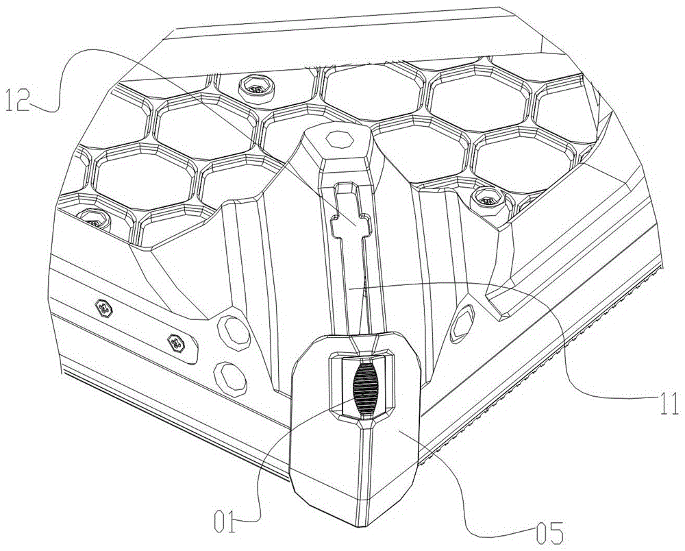 Anti-bump structure for LED display units