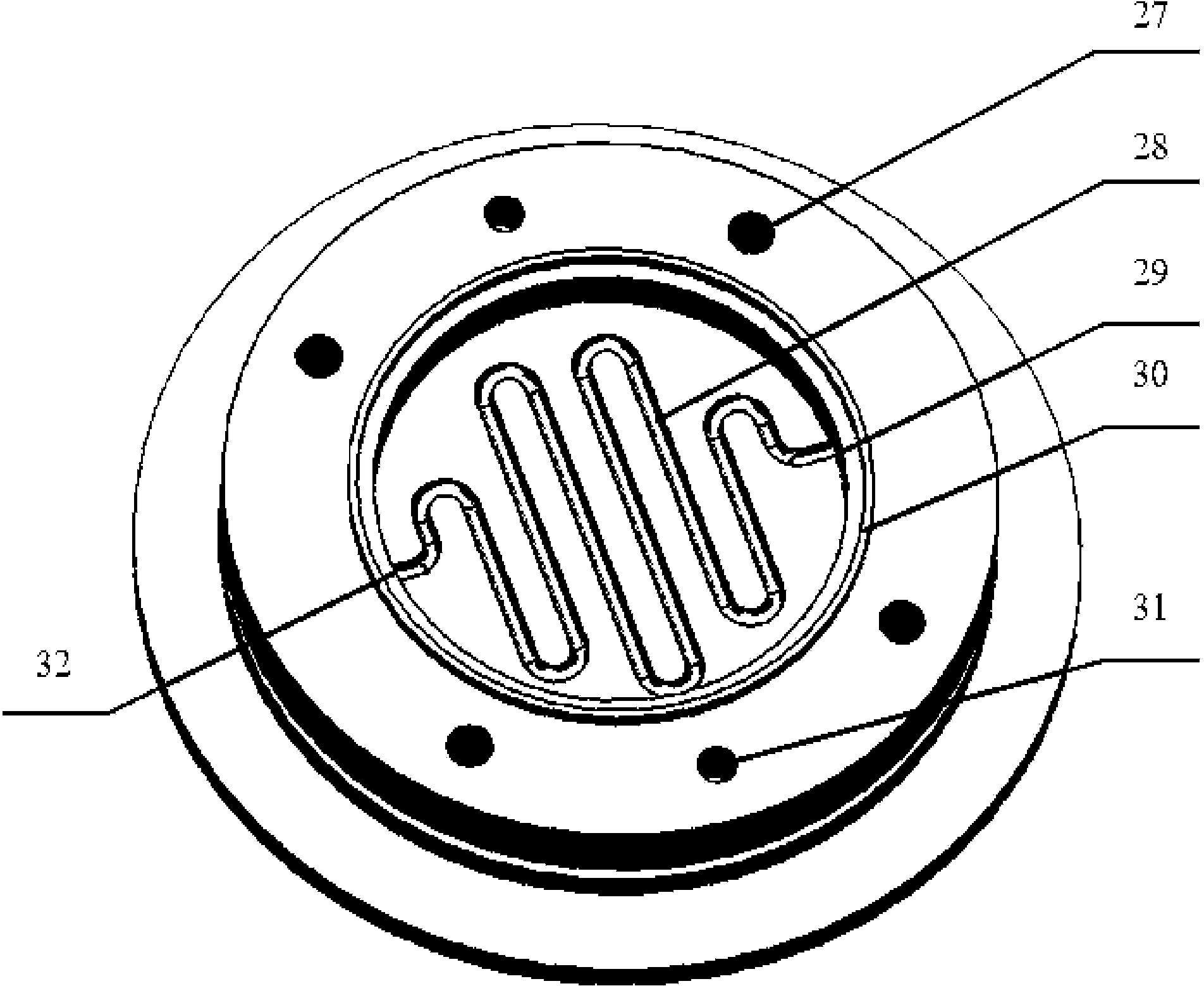 Dual-layer pressure plate instrument for measuring soil-water characteristic curve