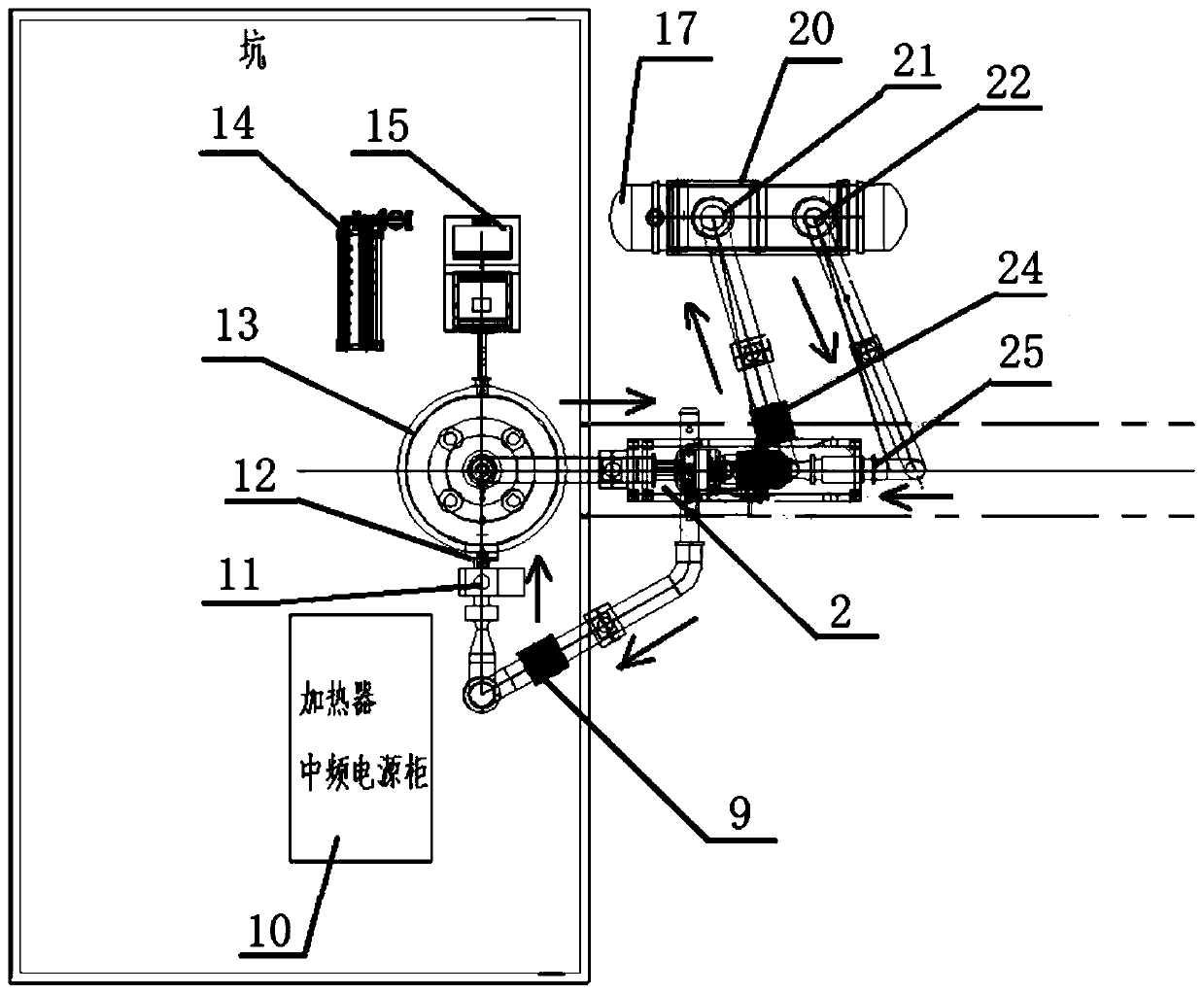 Simulation test bench for closed Brayton circulating power generation system