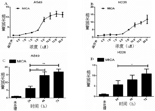 Application of vorinostat to preparation of lung cancer treatment drug