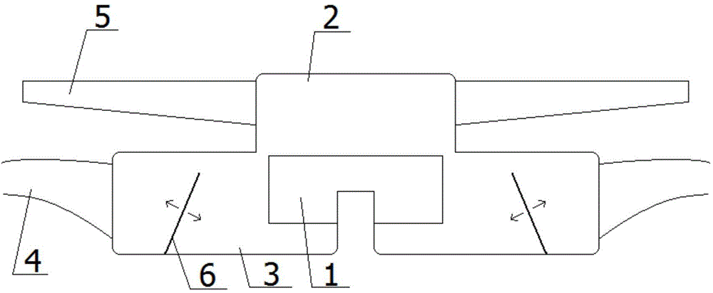 Vehicle defrosting air channel structure